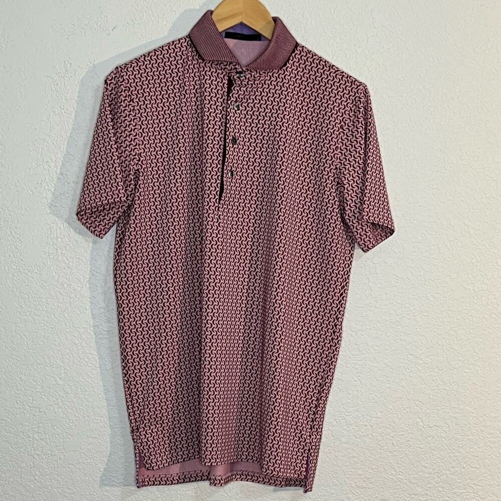 NWT Greyson Moonshine polo quartz golf polo Activewear Preppy Casual Office